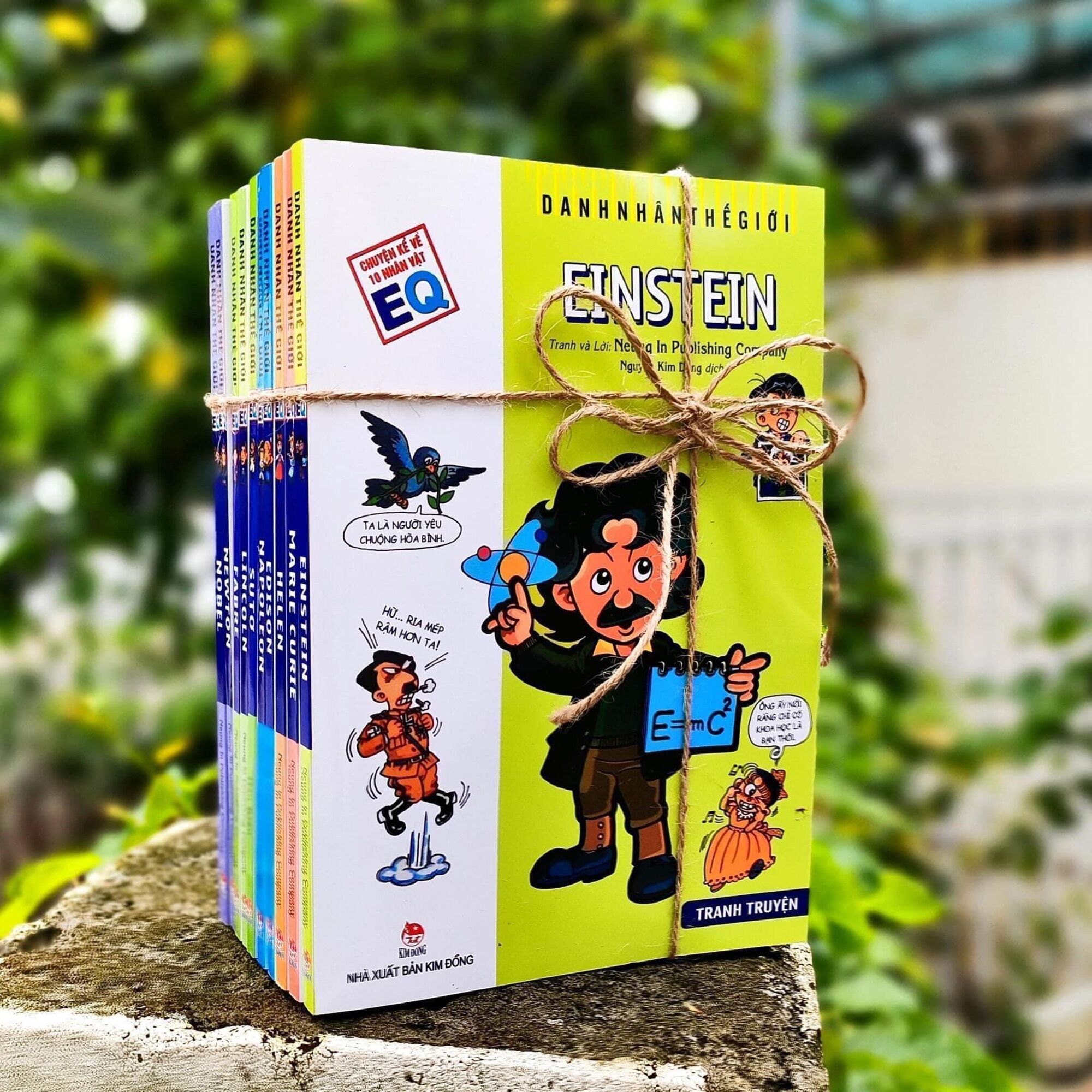 Bộ truyện tranh danh nhân thế giới gồm 10 cuốn