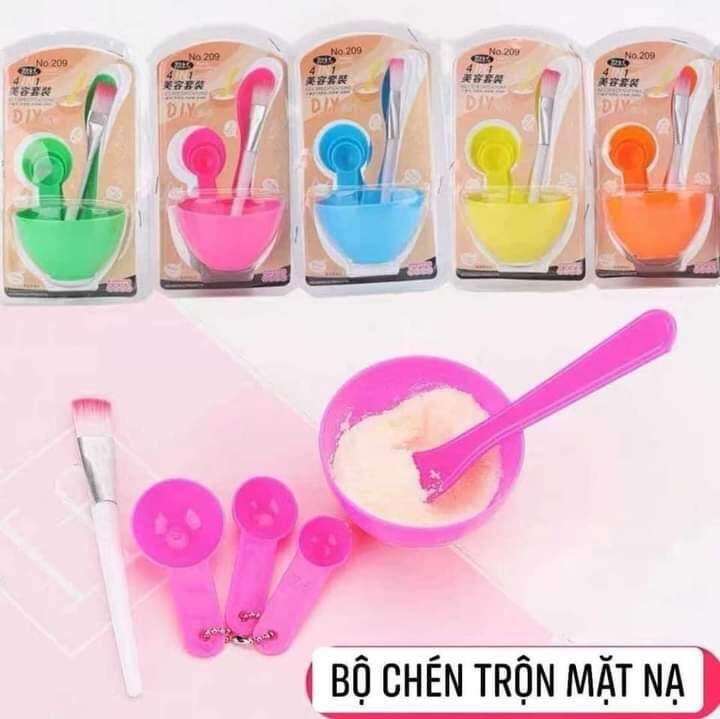 Bộ chén trộn mặt nạ 6 món