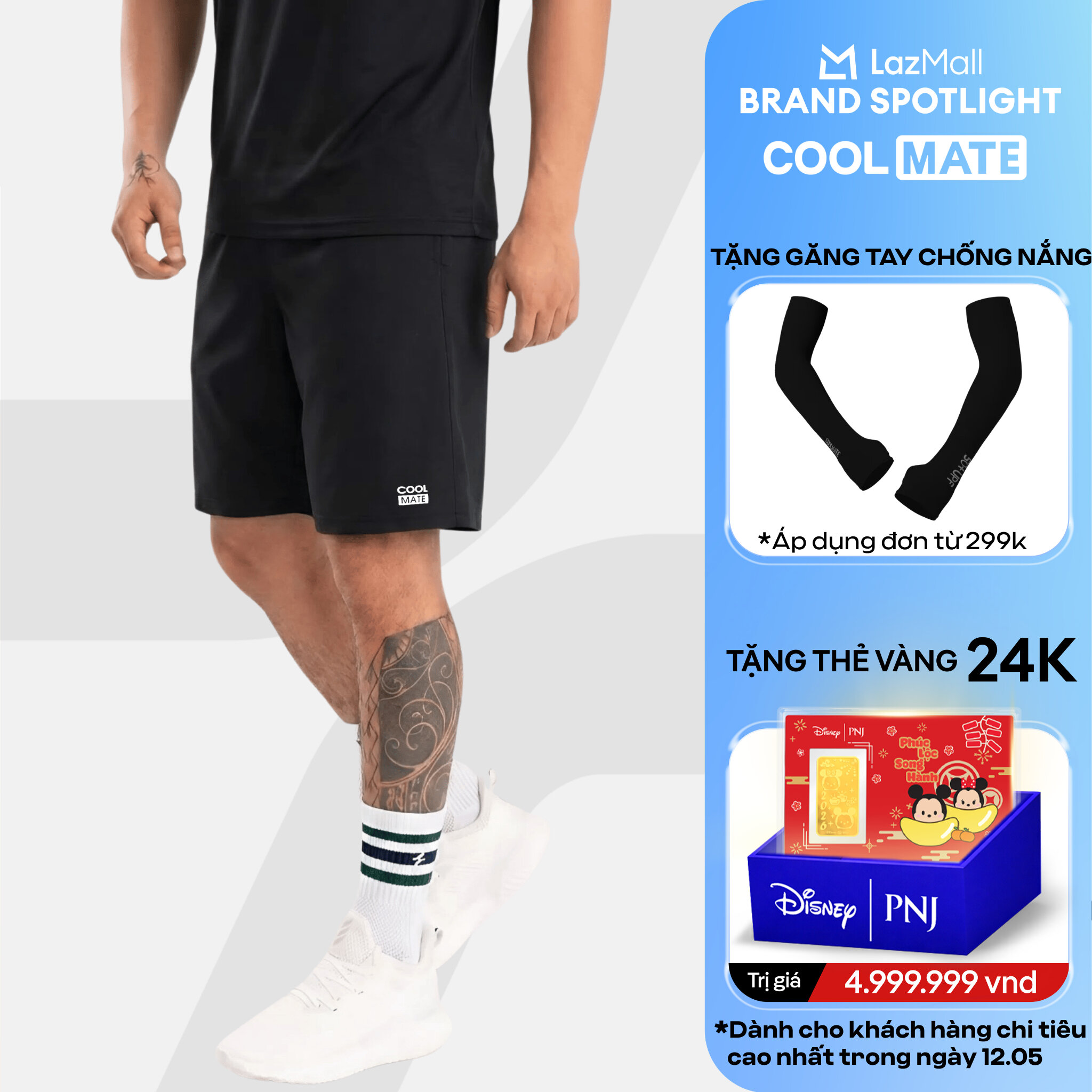 [DUY NHẤT 12.05 TẶNG QUÀ ĐƠN TỪ 299K]Quần thể thao nam ProMax-S1, quần tập Gym, chạy bộ , Pickleball, Tennis thoáng khí, thấm hút tốt - Coolmate