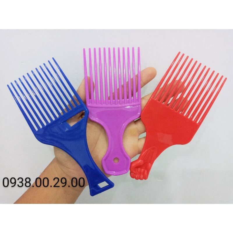 Lược Premlock Tạo Kiểu Tóc Xoăn Châu Phi, Lược Xỉa Tạo Kiểu Tóc Premlock. (Ảnh thật)