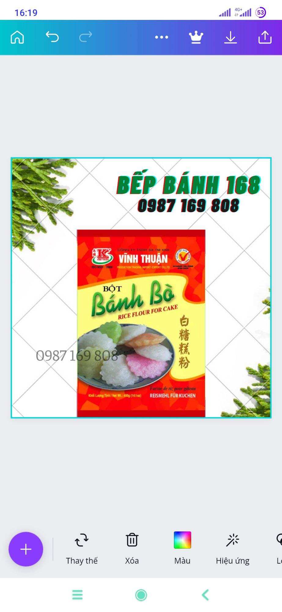 Bột Bánh Bò VĨNH THUẬN 400g