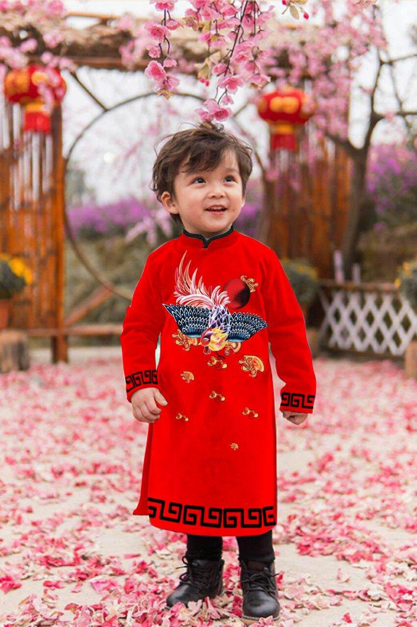 áo dài bé trai