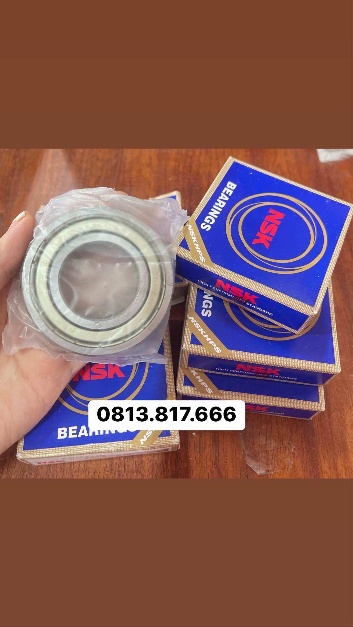 Vòng bi bạc đạn NSK 6207 zz japan