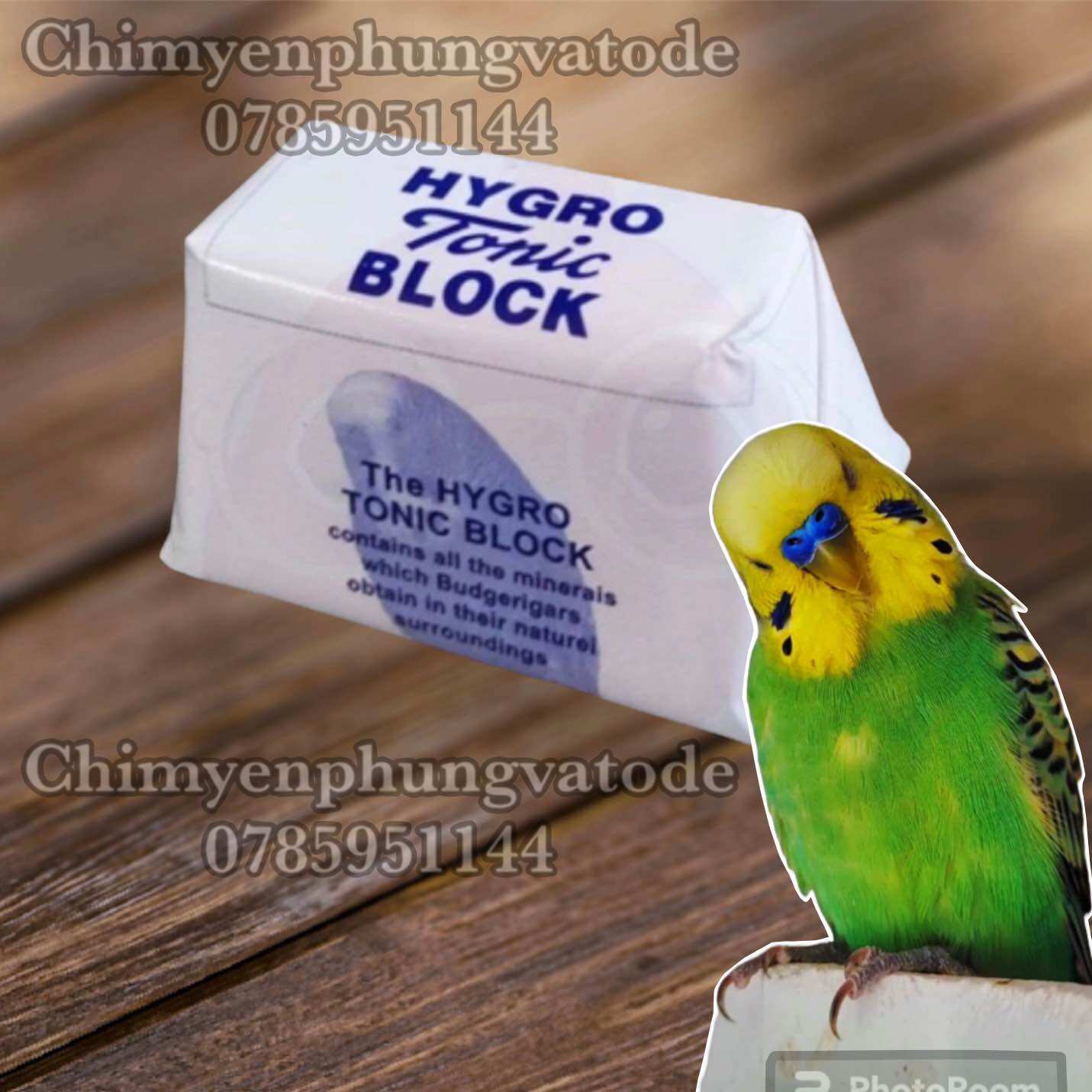 1 viên khoáng HYGRO TONIC BLOCK cho Vẹt & Chim Cảnh.