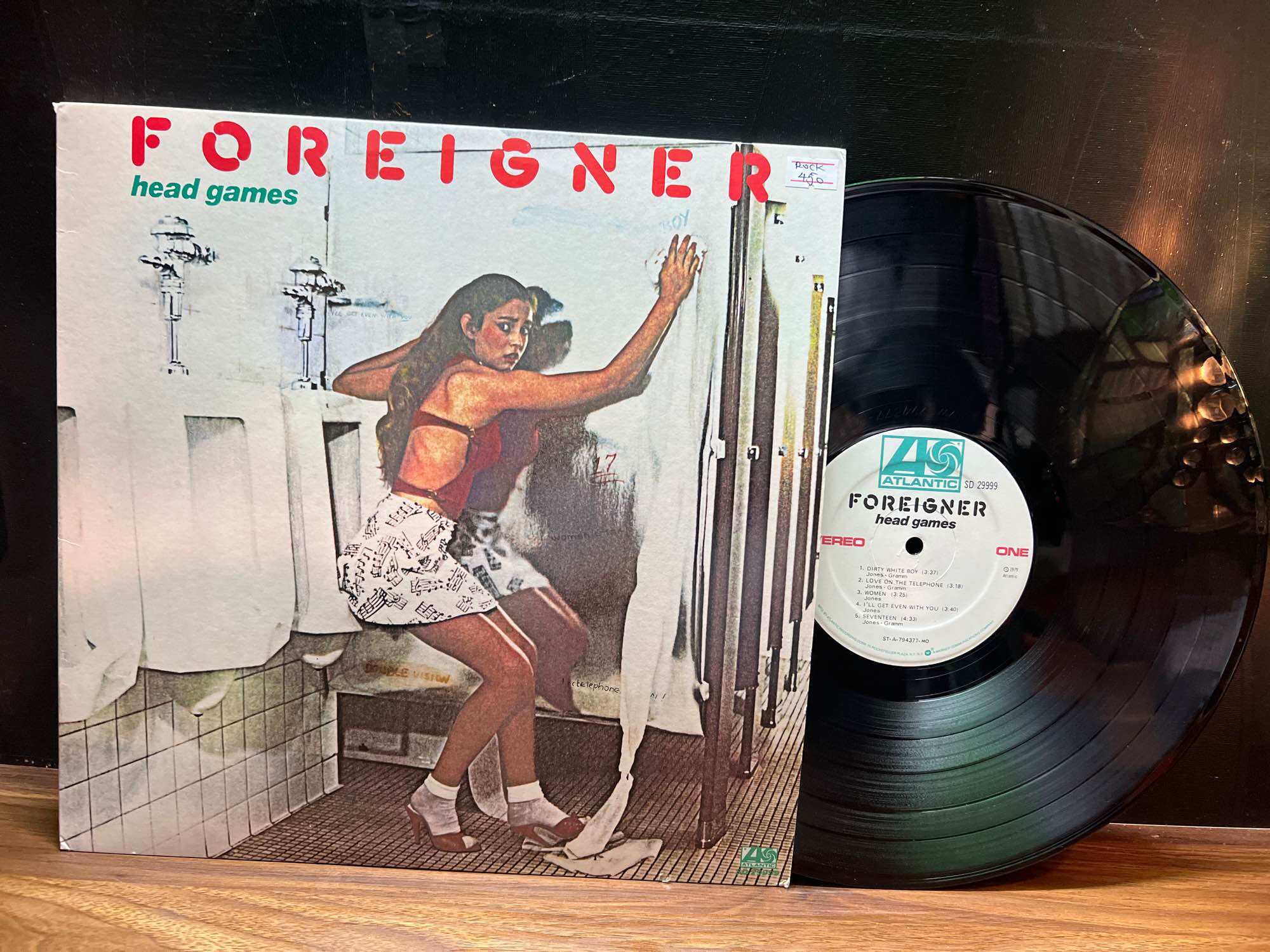 Đĩa than vinyl nhạc Rock :của ban nhạc rock Anh-Mỹ Foreigner Album : Head Games