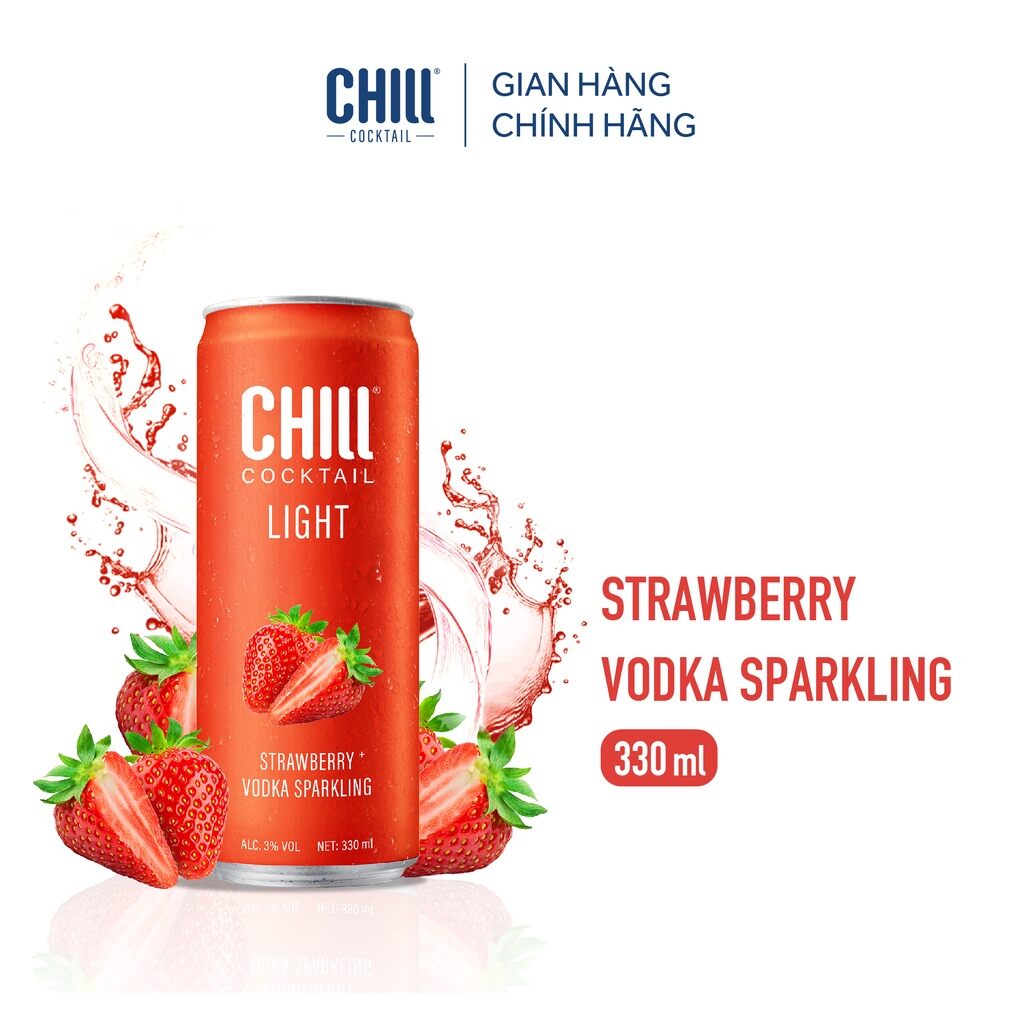[HCM] Thùng 6 Lon Chill Cocktail Mix Vị 330ml/Lon - PARO