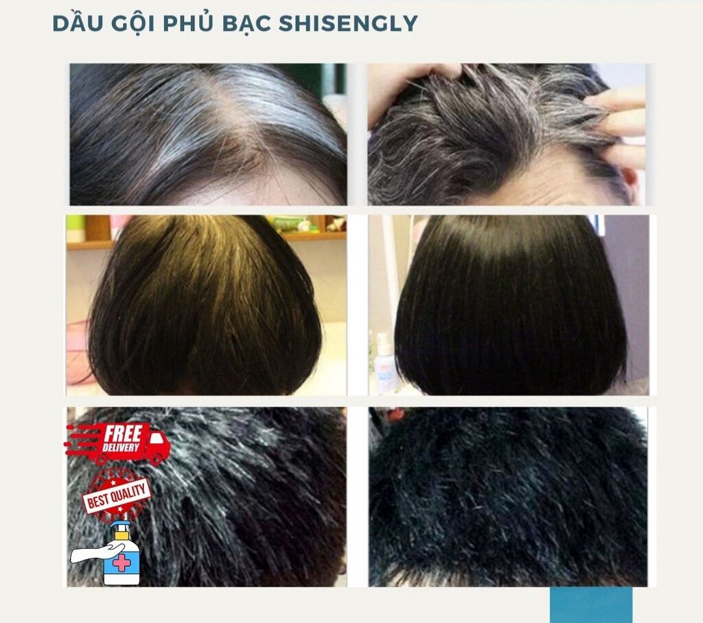 Dầu gội phủ bạc - phủ nâu SHISENGLY 200ml