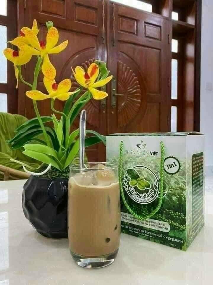 Cà phê xanh hộp 30 gói
