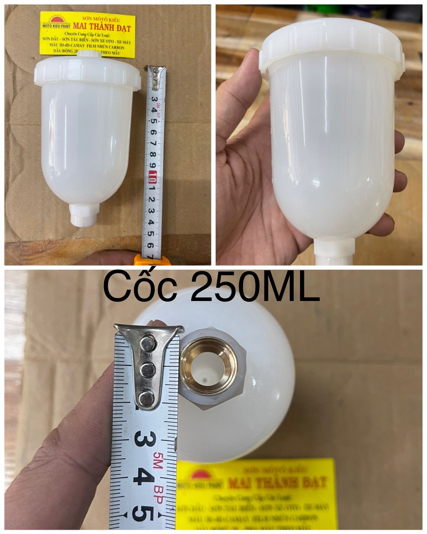 Cốc Đựng Sơn Dành Cho Súng Phun Sơn , phụ kiện thay thế ( Sơn Oto Xe Máy )