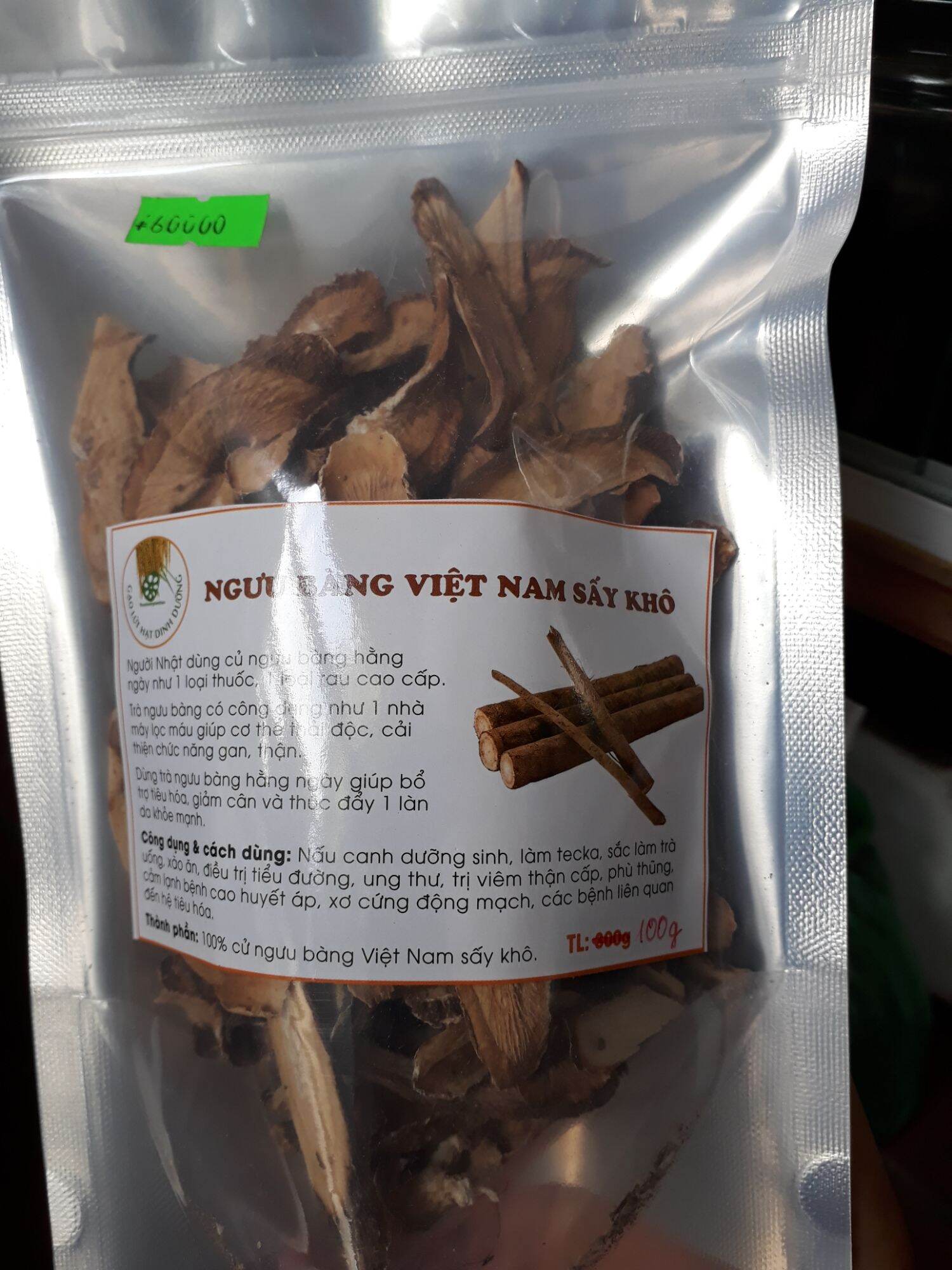Củ ngưu bàng khô