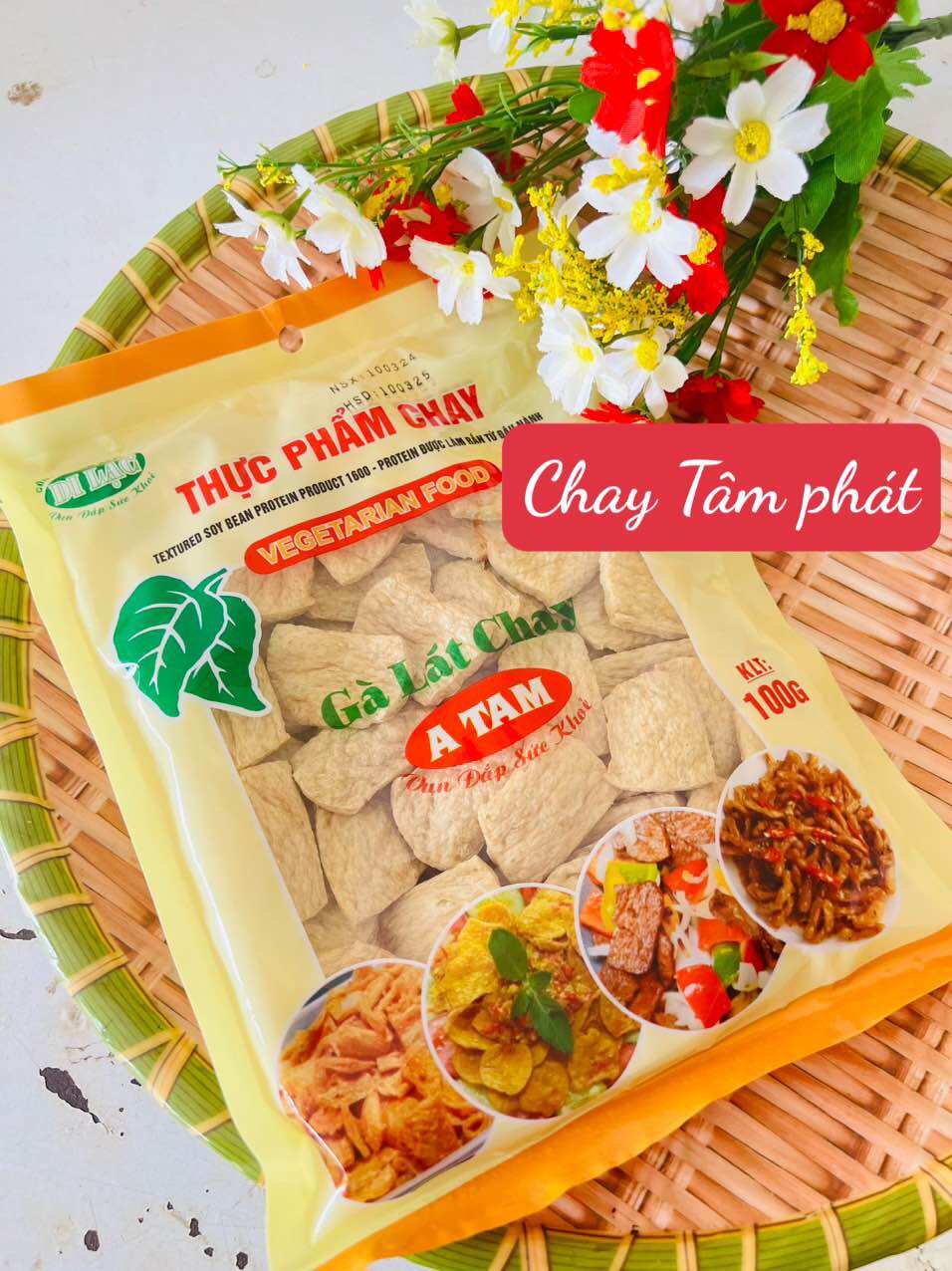 100g gà lát chay thơm ngon/ chay tâm phát