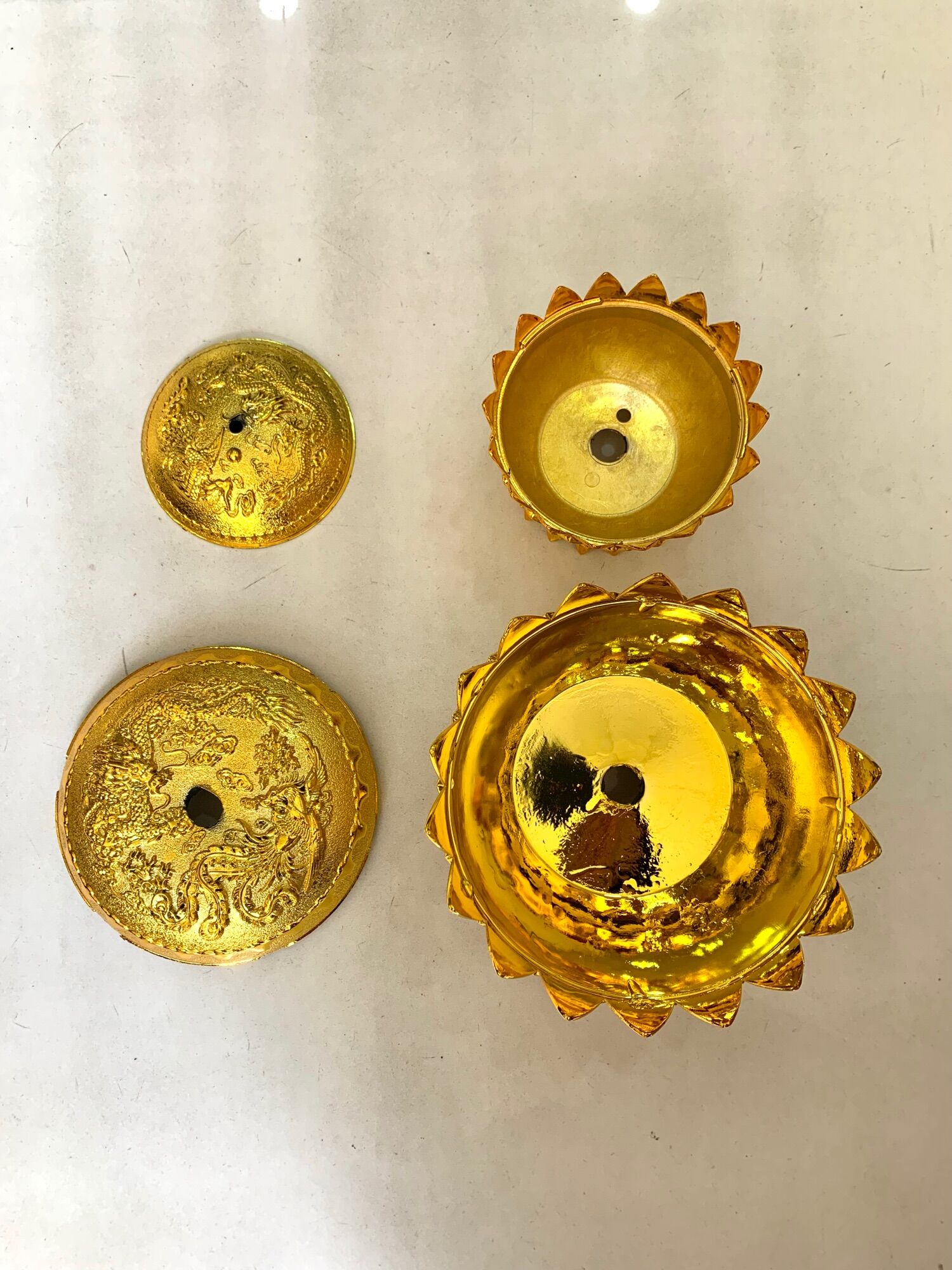 Lotus-Shaped Gold Bar