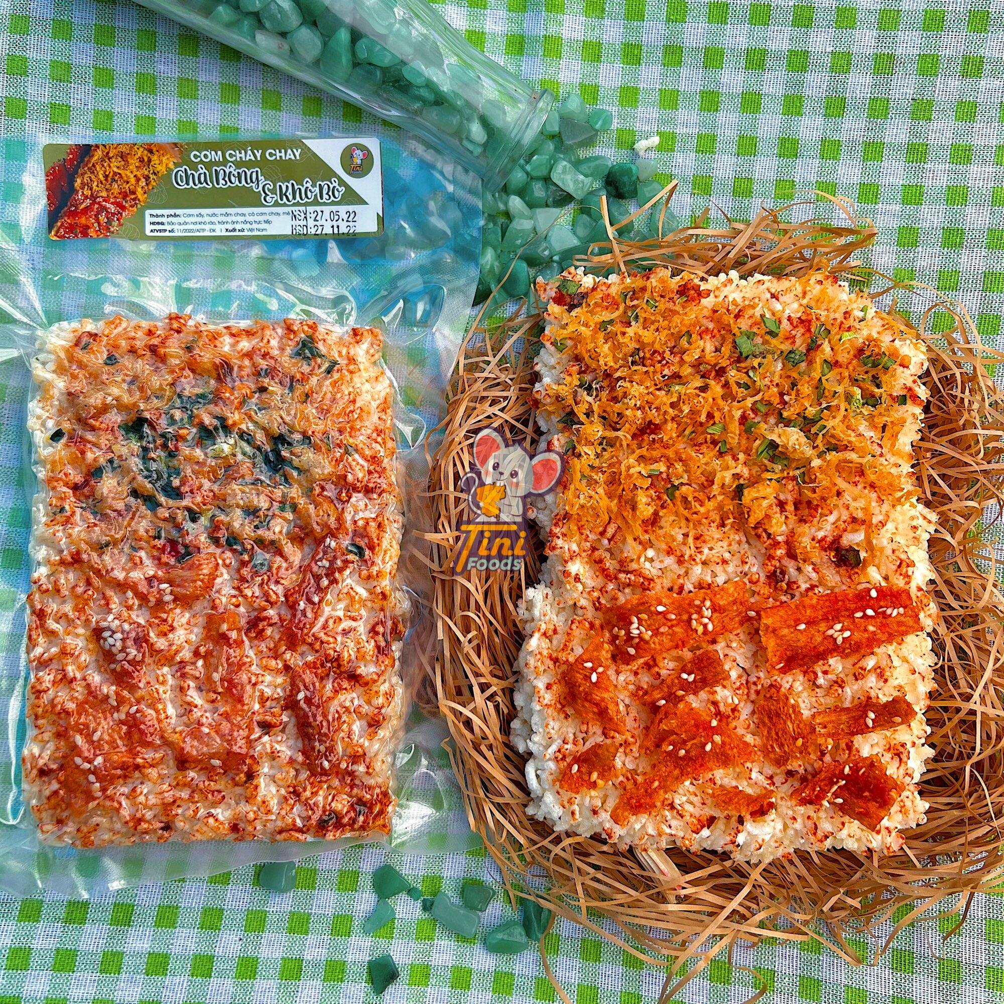 12 LOẠI CƠM CHÁY CHAY 180G (Gạo Tẻ Giòn Tan Siêu Topping)