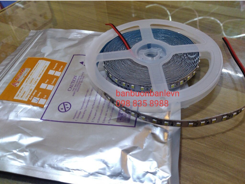 Cuộn led  5m dây dán 12V 2835 - 120 chip led ASIA
