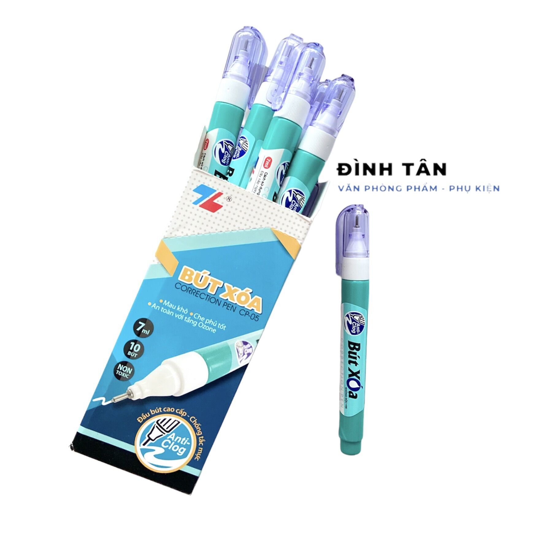 Bút xoá nước thiên long cp-05 7ml