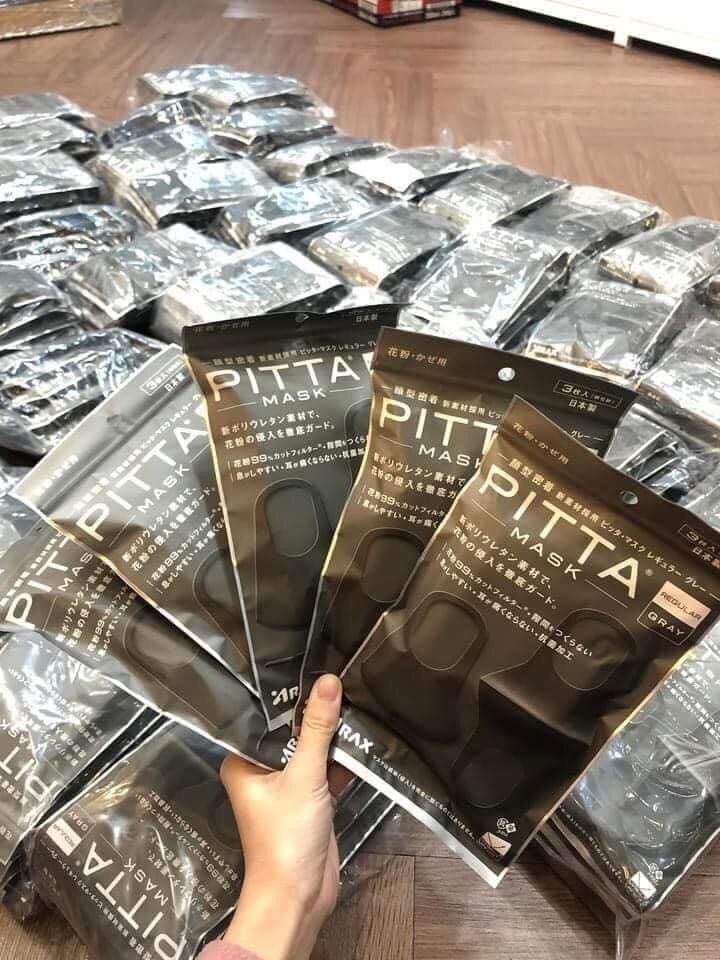 Khẩu trang Pitta mask Nhật Bản set 3 chiếc