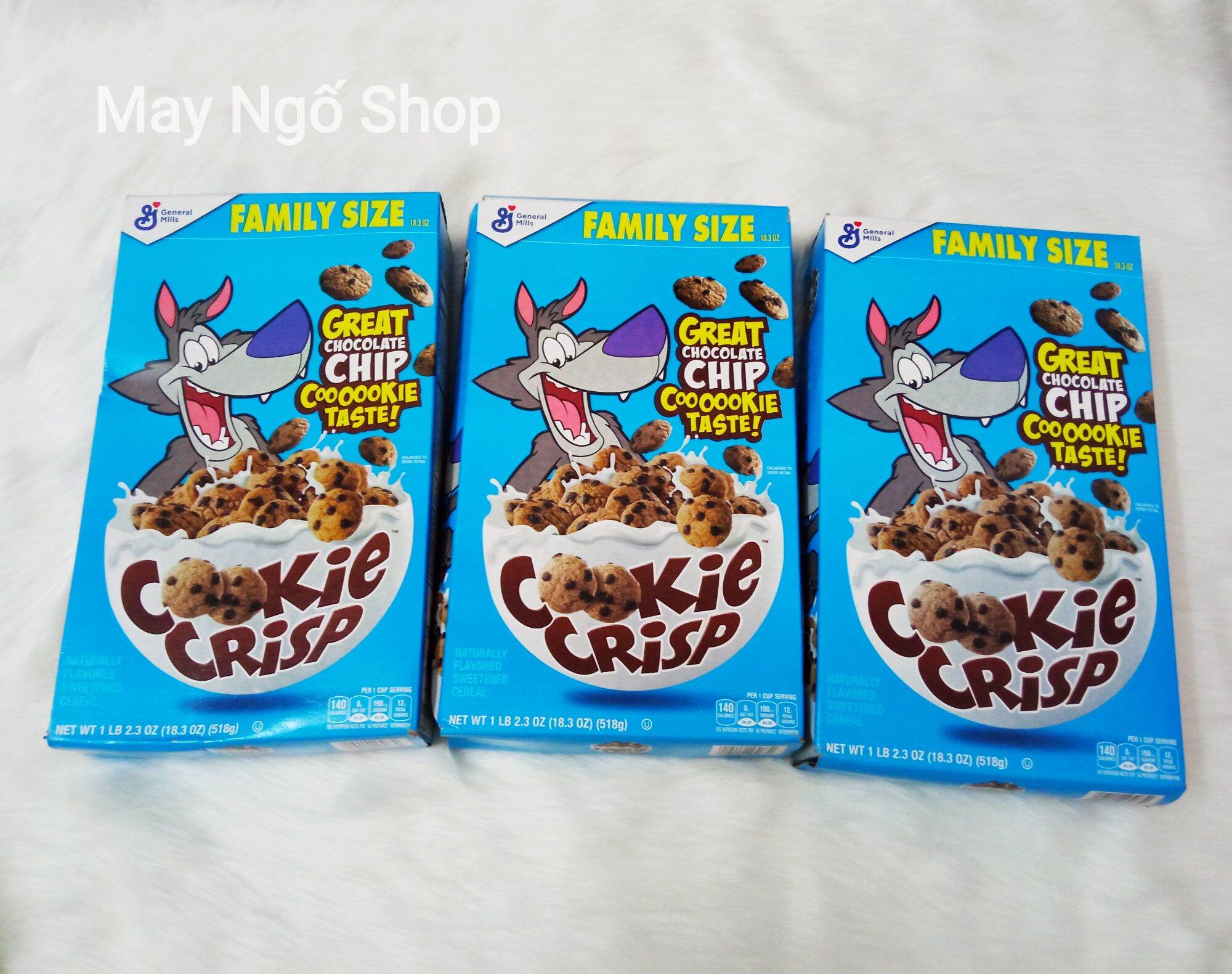 Cookies Crisp - Ngũ cốc ăn sáng chocolate chip
