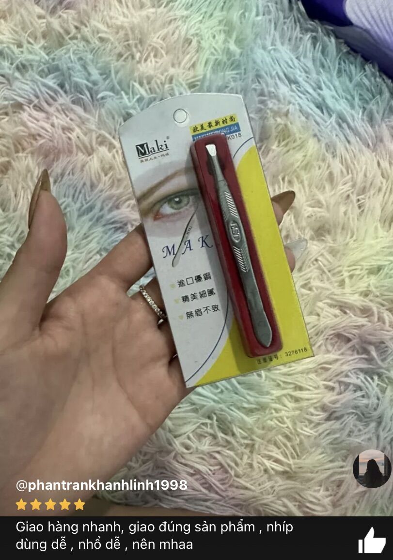 🏵️Sỉ _ 50 Cây Nhíp Mắt (nhíp Đỏ)