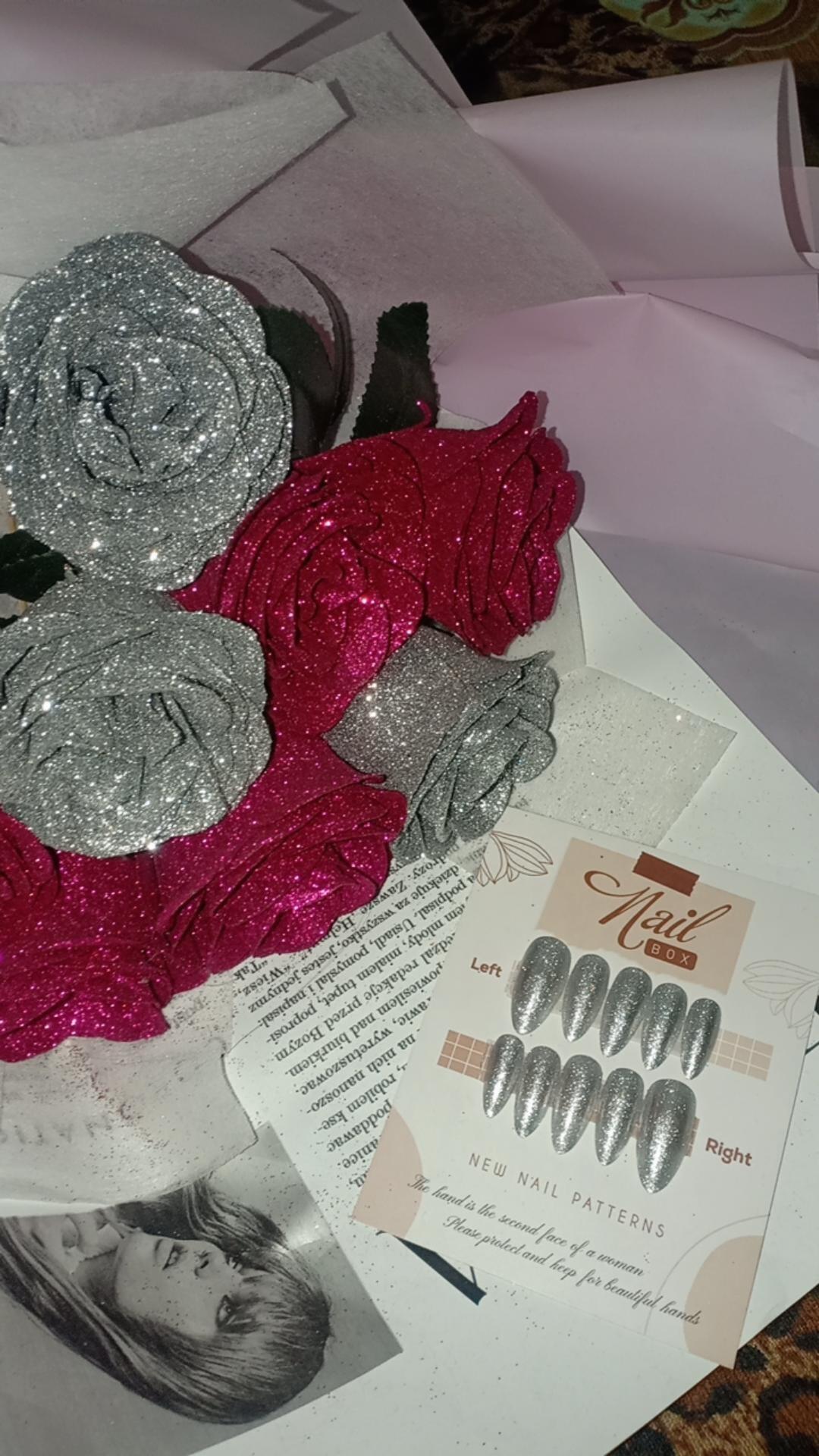 Nail box basic tráng gương bạc