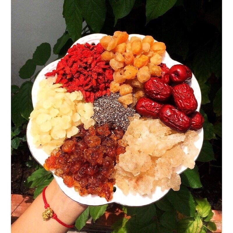 SET CHÈ DƯỠNG NHAN 12 VỊ 400Gr