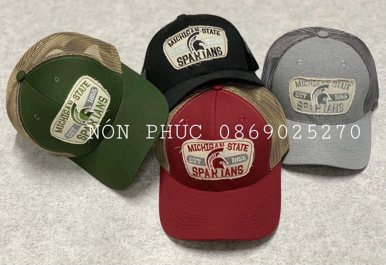 Nón kết vá lưới michigan nam nữ