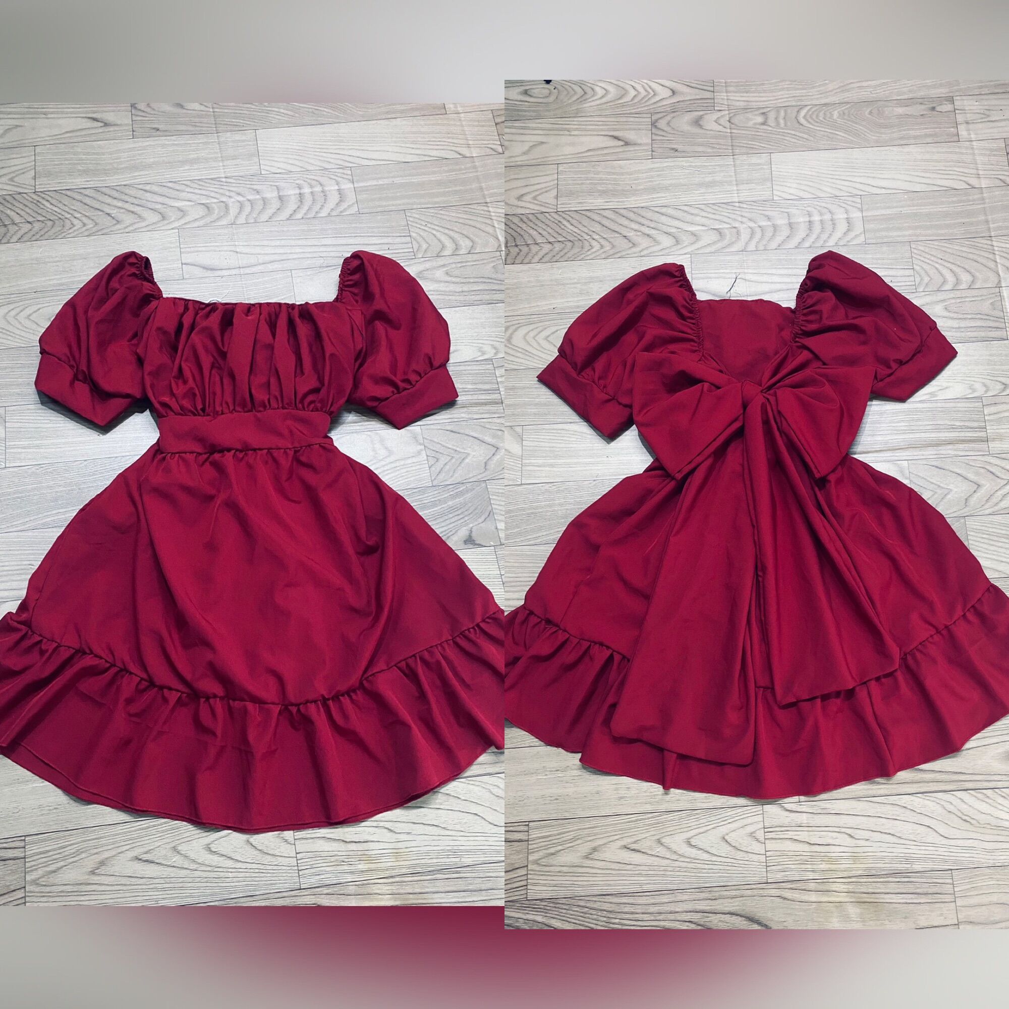 [Bigsize 60-85kg] Đầm thắt nơ lưng