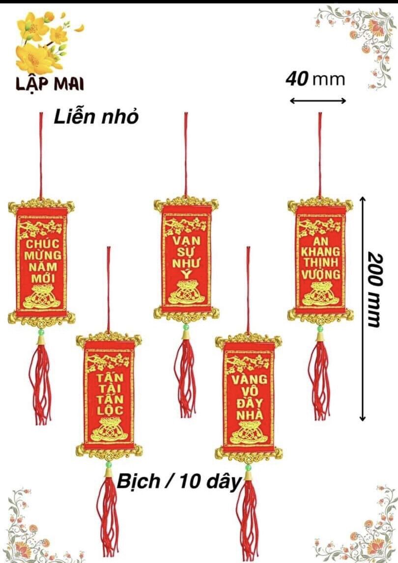 Liễng treo trang trí tết bịch 10 dây