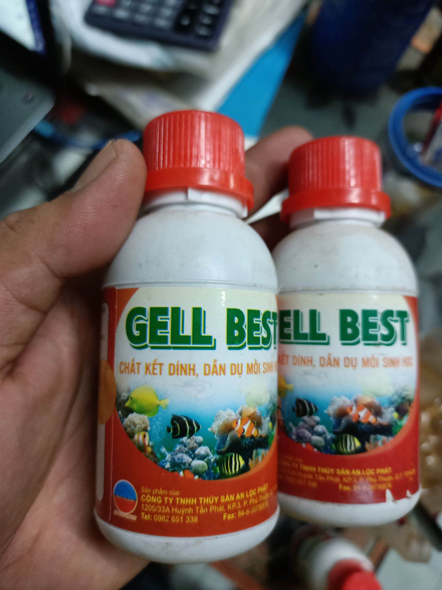 CHẤT KẾT DÍNH , DÙNG ĐỂ TRỘN CÁM CÁ ĂN GELL BEST ( HÀNG CÔNG TY )