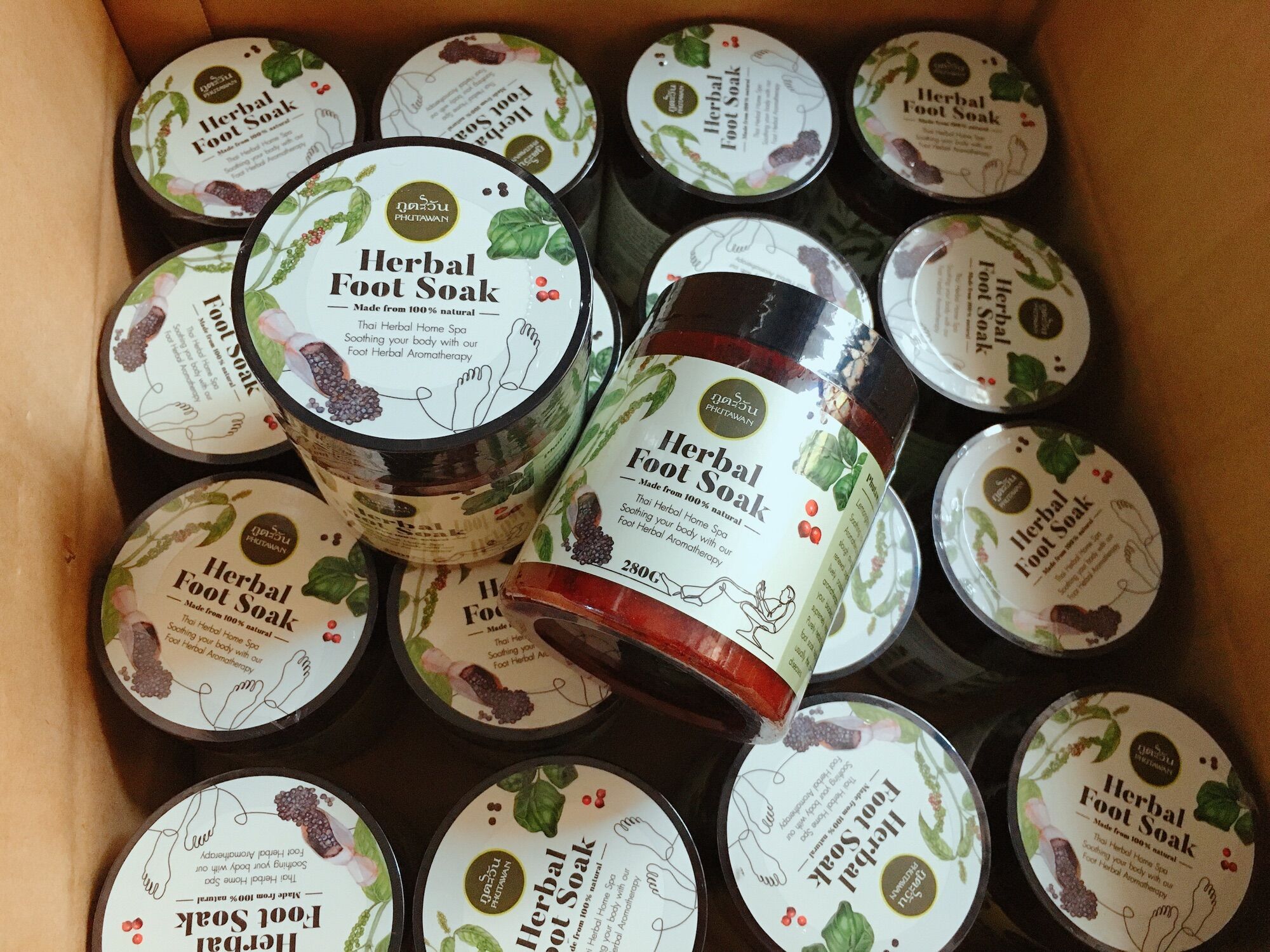 Muối thảo dược ngâm chân herbal foot soak thái lan