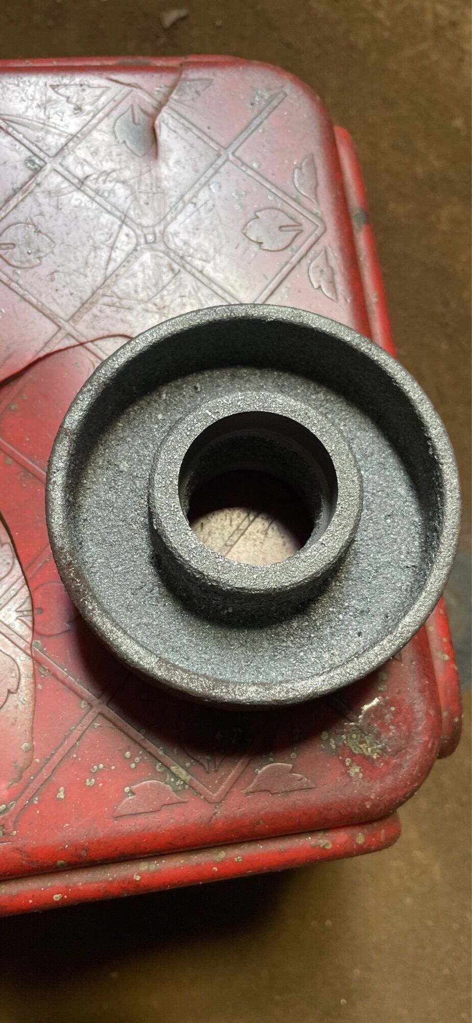 Bộ 4 bánh gang đúc 1 tấc