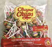 [HCM] - KẸO MÚT CHUPA CHUPS HƯƠNG TRÁI CÂY TỔNG HỢP GÓI LỚN 80 CÂY TÙY VỊ (DATE MỚI)