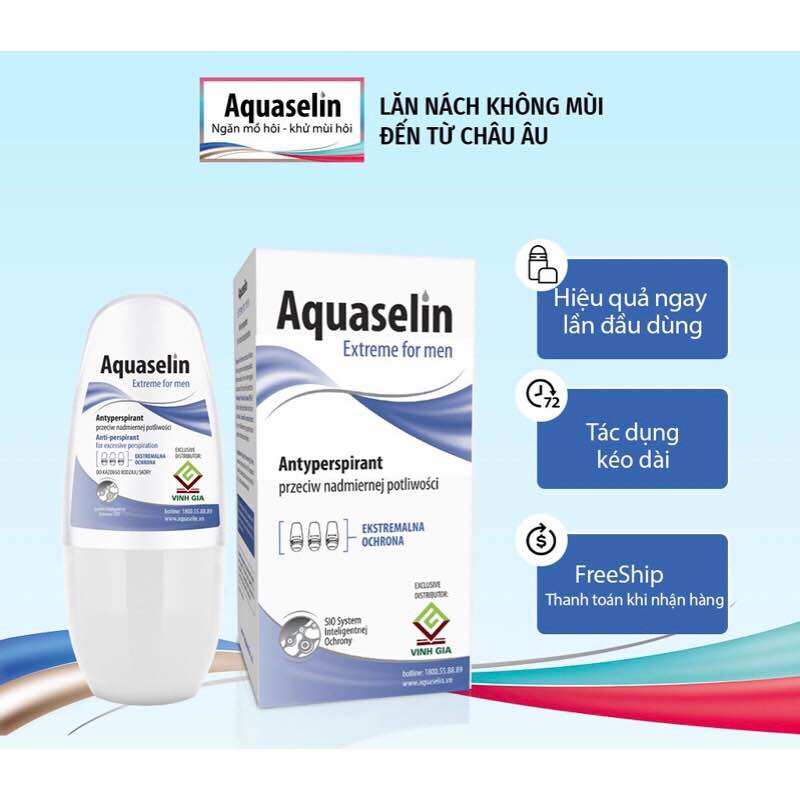 Lăn nách Aquaselin dành cho Nam đến từ Châu Âu
