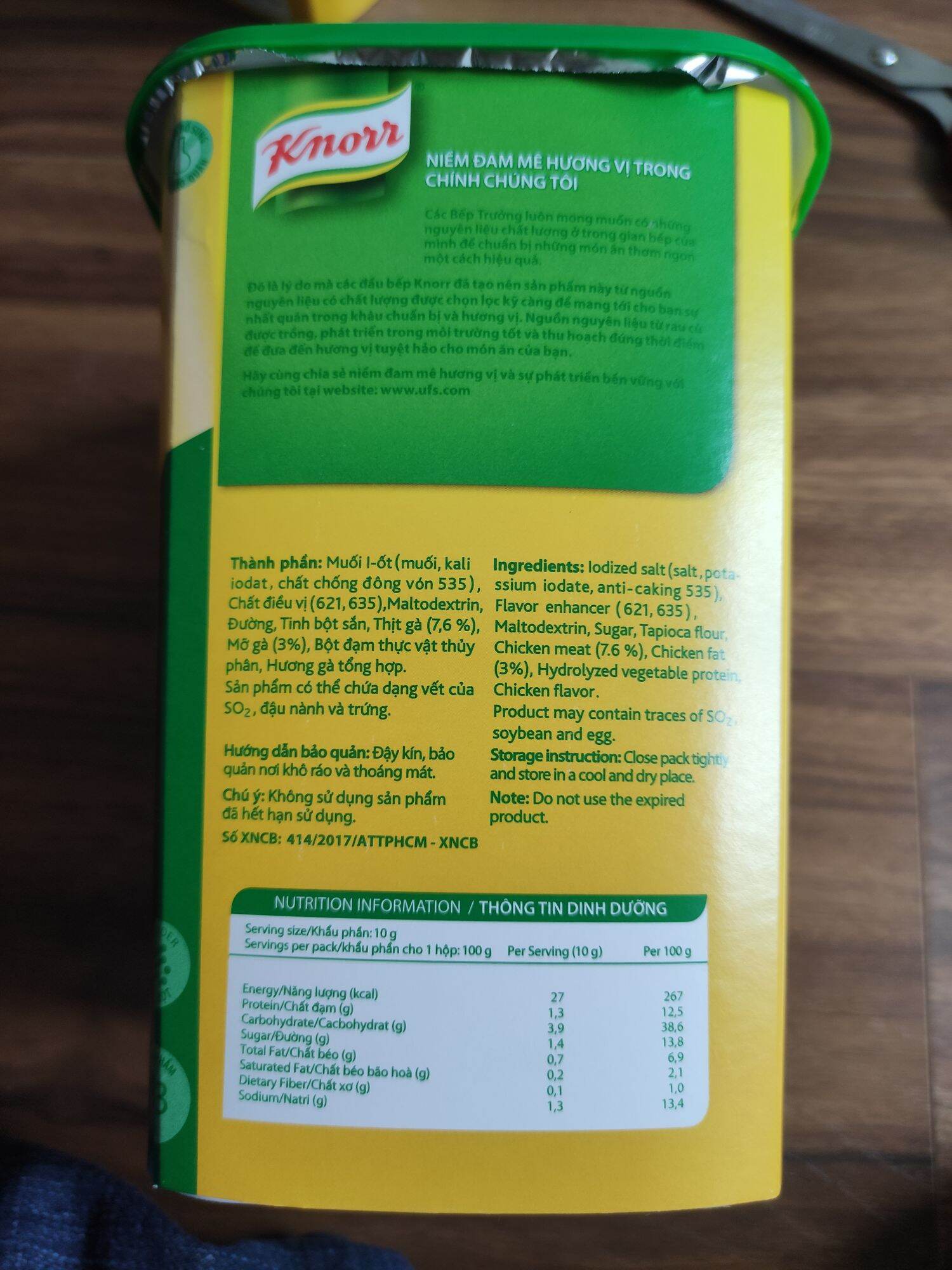 Bột Thịt Gà Knorr Hộp 1KG