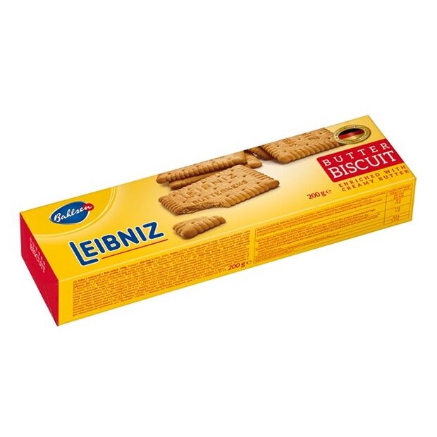 Bánh qui bơ ít đường Leibniz Đức 200g