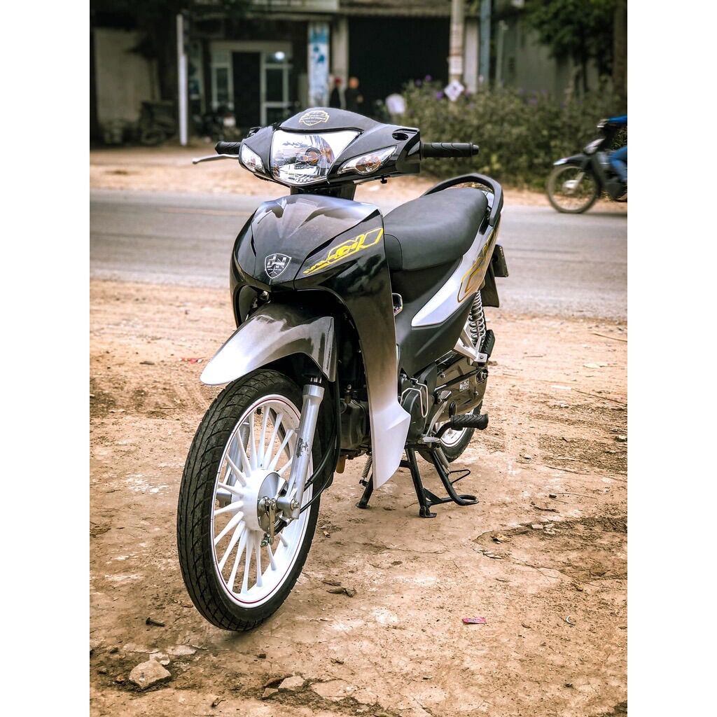 Tem Cắt Crom Vàng Cao Cấp Gắn Wave 50/100/110cc