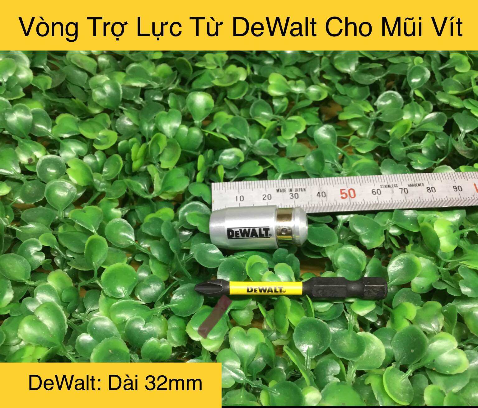 Đầu trợ lực từ dewalt cho mũi vít + 1 mũi 5,8cm
