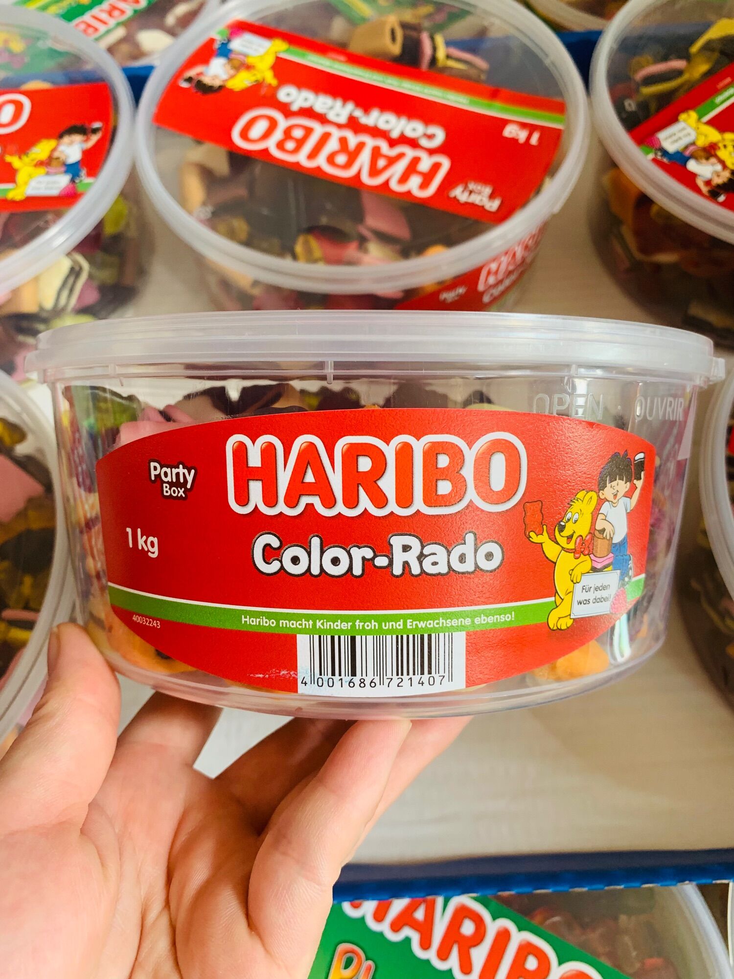 KẸO DẺO HARIBO COLOR-RADO 1KG - ĐỨC