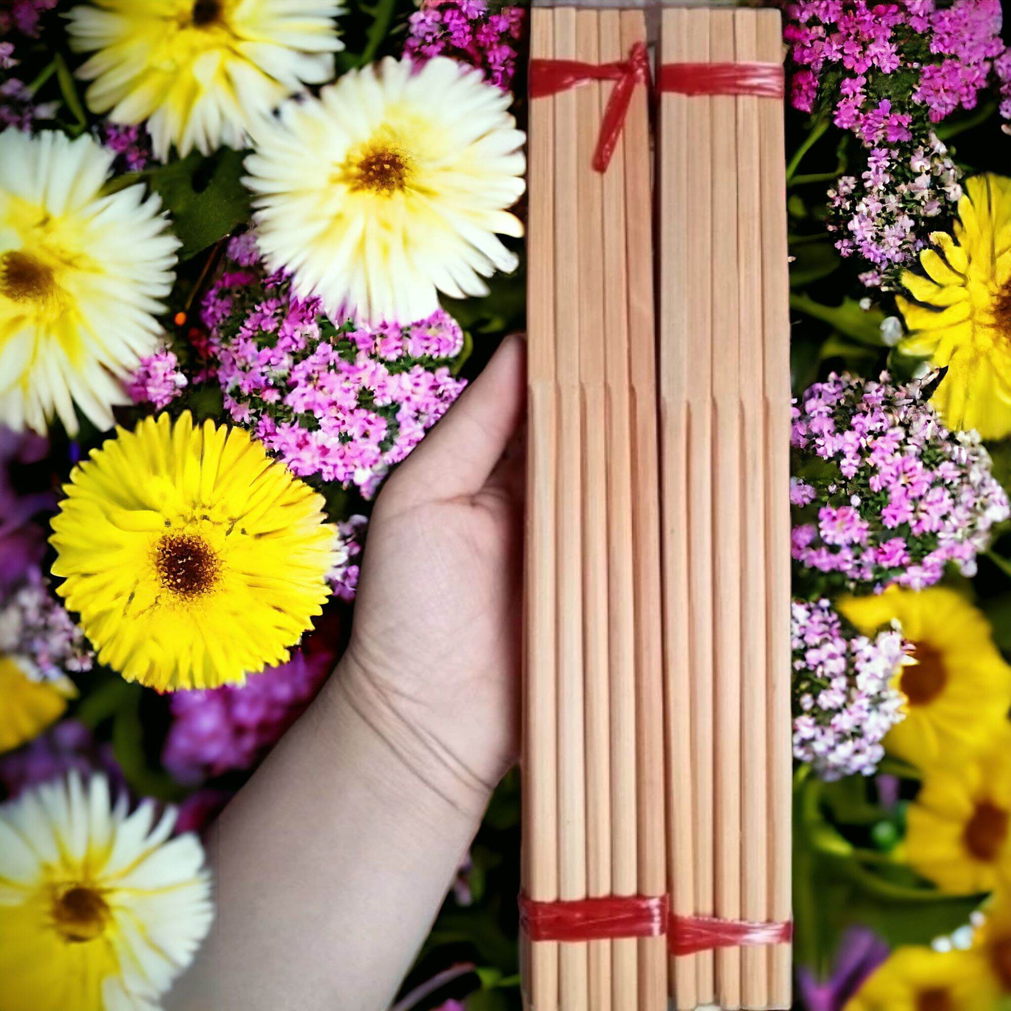 Đũa tre vót thủ công loại vuông 10 đôi