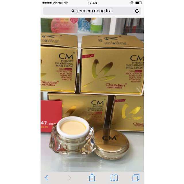 [Có tem] KEM CM NGỌC TRAI ĐỎ DƯỠNG TRẮNG DA