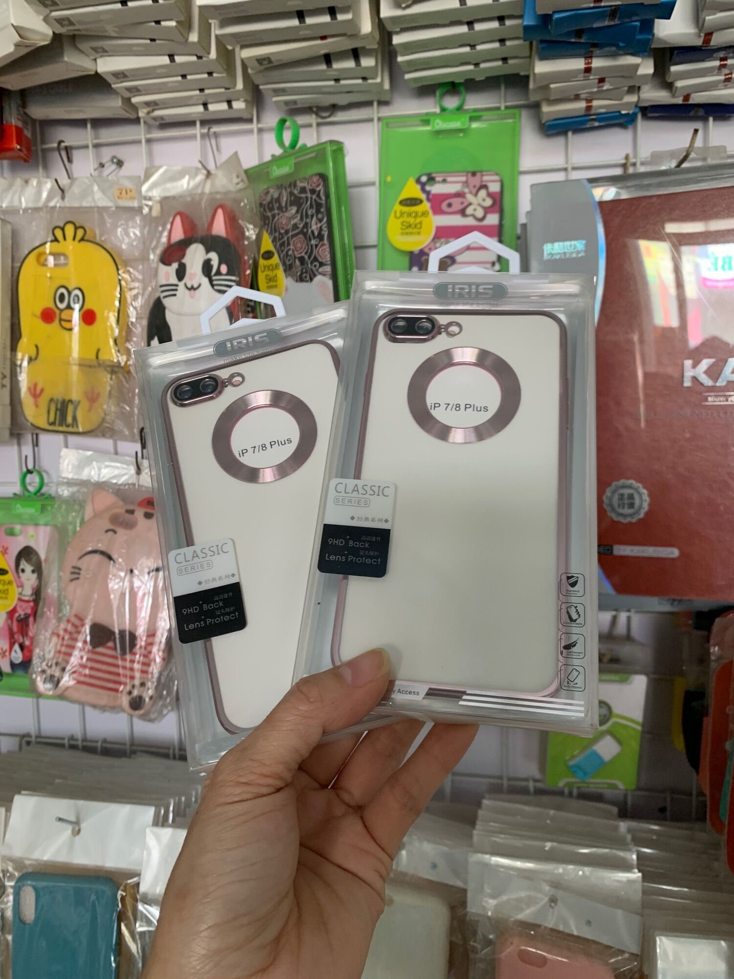 Ốp lưng mạ mầu cao cấp Hãng Iris Iphone 7Plus , 8 plus , 7 plus , 8plus