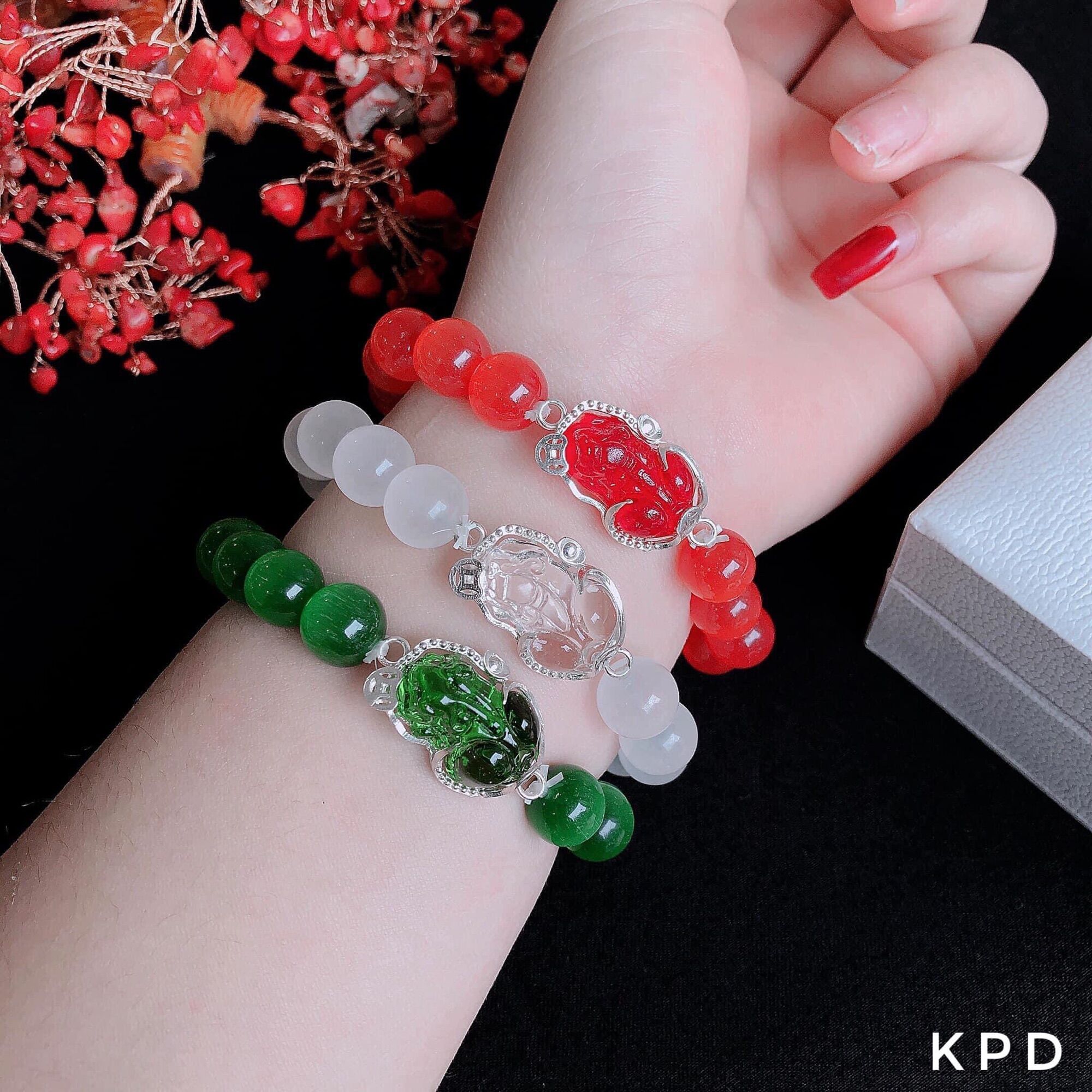 Vòng tay nghê bọc bạc phong thuỷ hút tài lộc