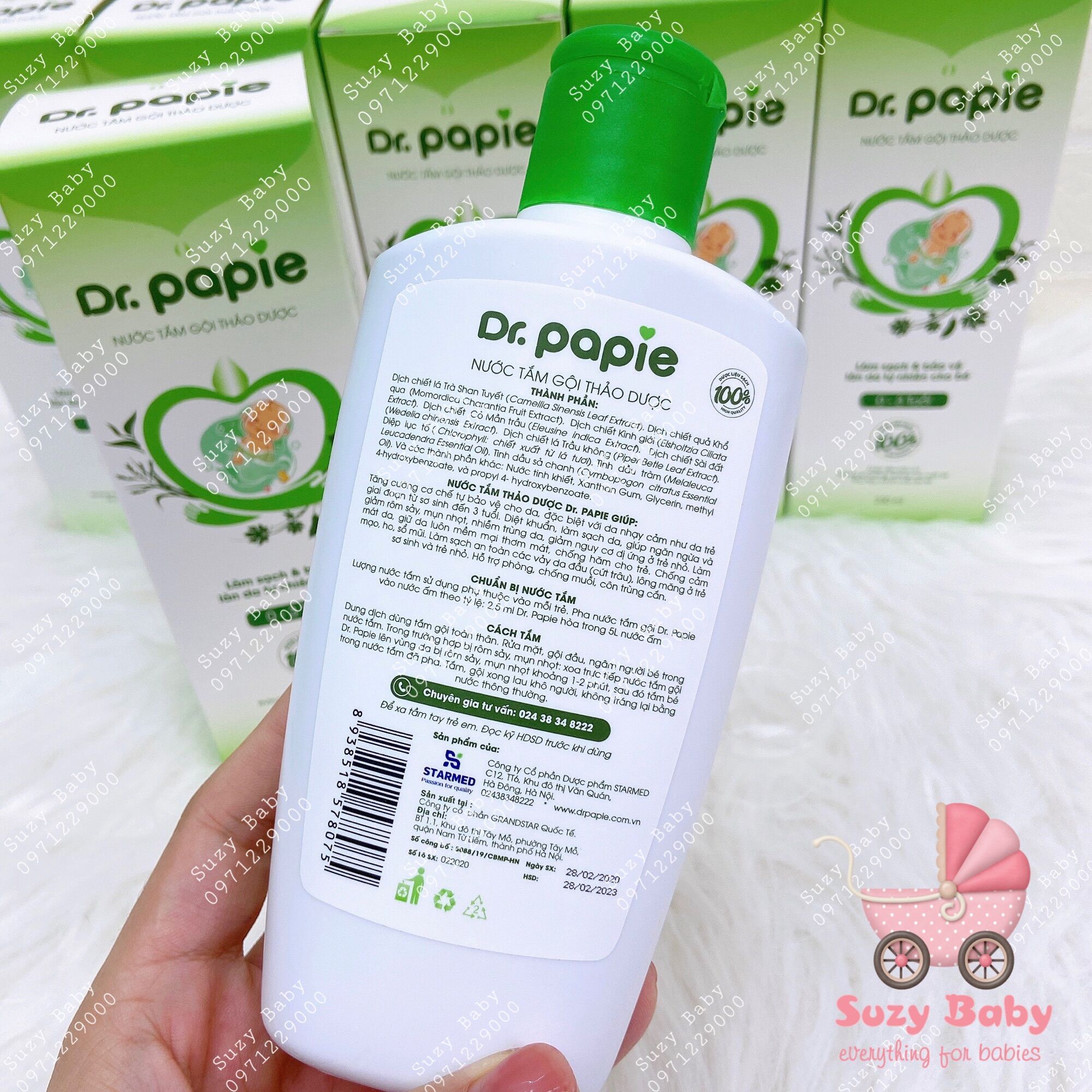 SỮA TẮM THẢO DƯỢC DR PAPIE