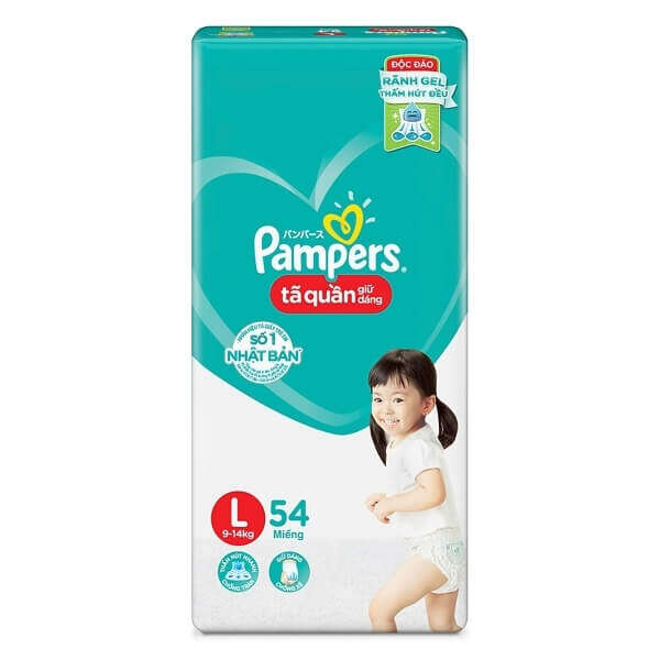 Combo 3 gói tã quần pampers m60, l54, xl48 - giữ dáng