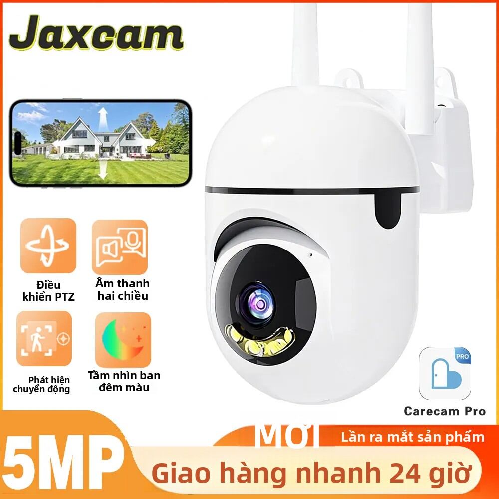 Camera Giám Sát Carecam Pro 5MP HD Với Tầm Nhìn Ban Đêm, Phát Hiện Chuyển Động, Còi Báo Động, WiFi, Điều Khiển Từ Xa, Âm Thanh Hai Chiều, Chống Nước 355 ° Xoay Vòng Giá 303,750 Đồng*Miễn phí vận chuyển