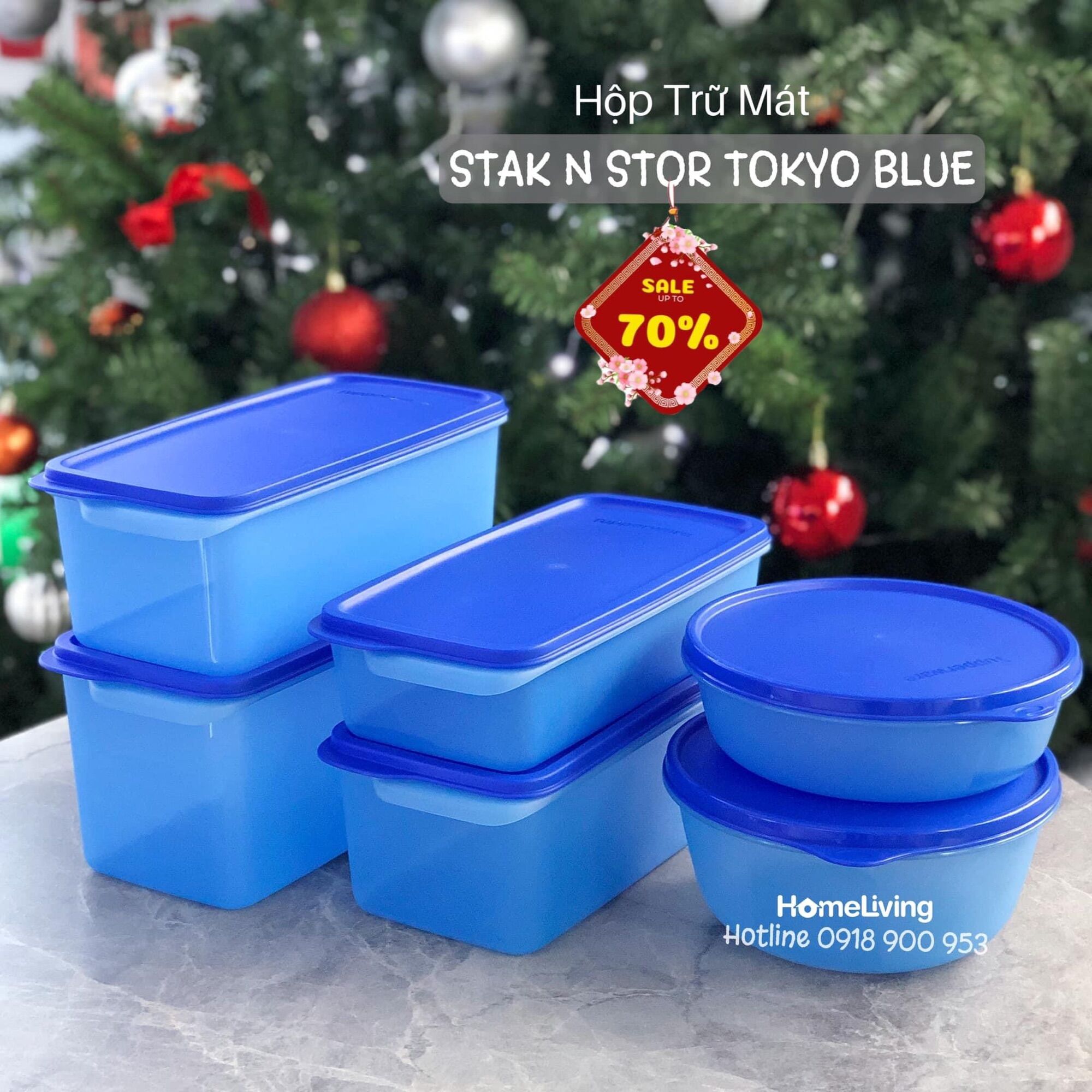 Bộ Trữ Mát Freshia 6 Hộp Tupperware