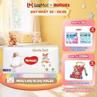 Tã quần Huggies Gentle Soft - Corgi M54/L40/XL34/XXL22 miếng êm mềm nâng niu làn da bé