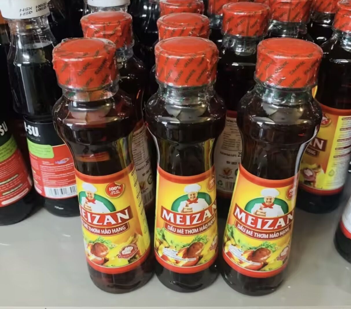Dầu mè thơm hảo hạng Meizan - chai 250ml