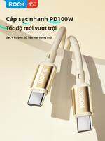 Rock | Dây Sạc Nhanh PD Bọc Kim Loại 100W