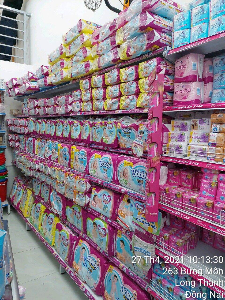 Tã/Bỉm Bobby Dán Super Jumbo S80 (mới)