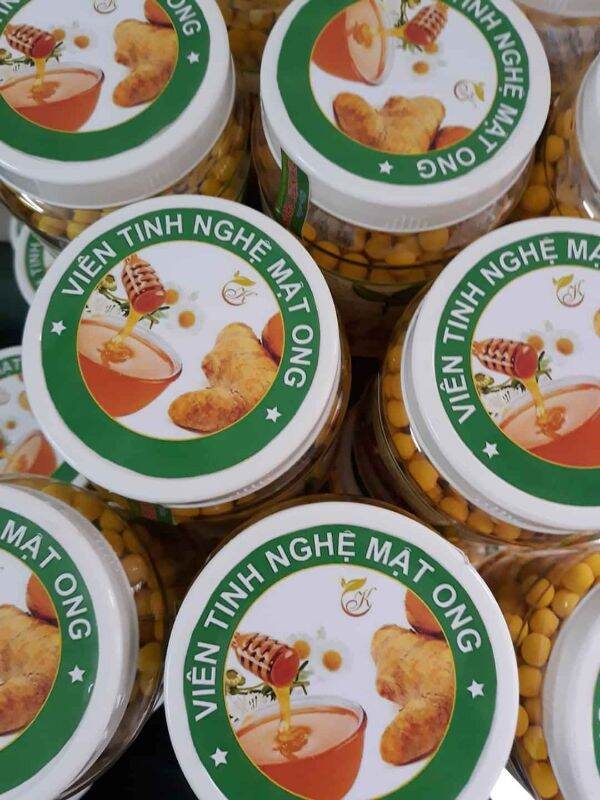 Viên tinh bột nghệ sữa ong chúa (hộp 500gr)